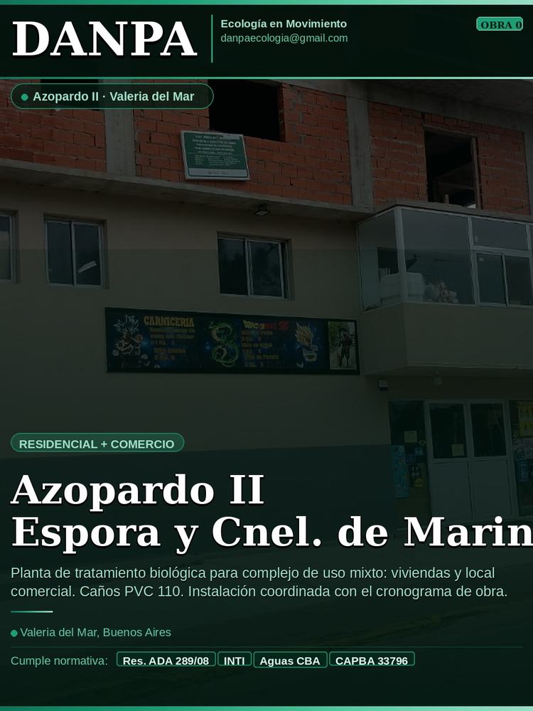 Planta Danpa instalada en Azopardo II