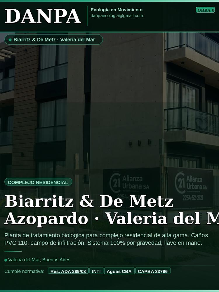 Planta Danpa instalada en Biarritz